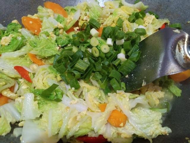 tumis-sawi-putih-wortel-dan-telur