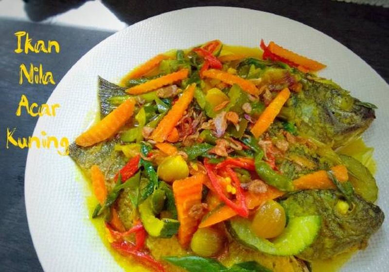 ikan-nila-acar-kuning