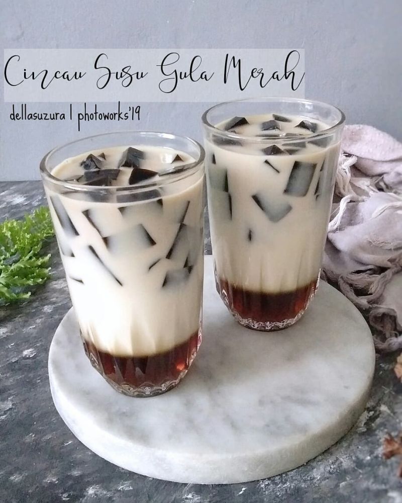 cincau-susu-gula-merah