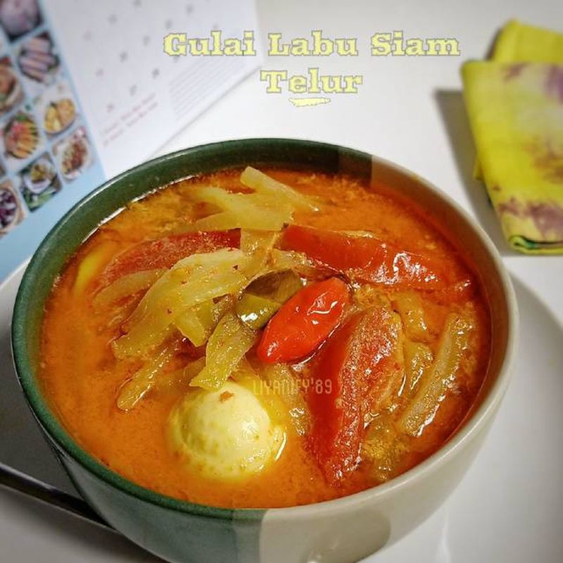 gulai-labu-siam-telur