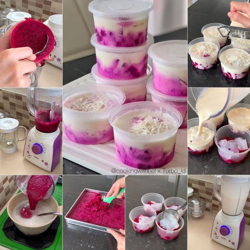 puding-buah-naga-kuah-keju