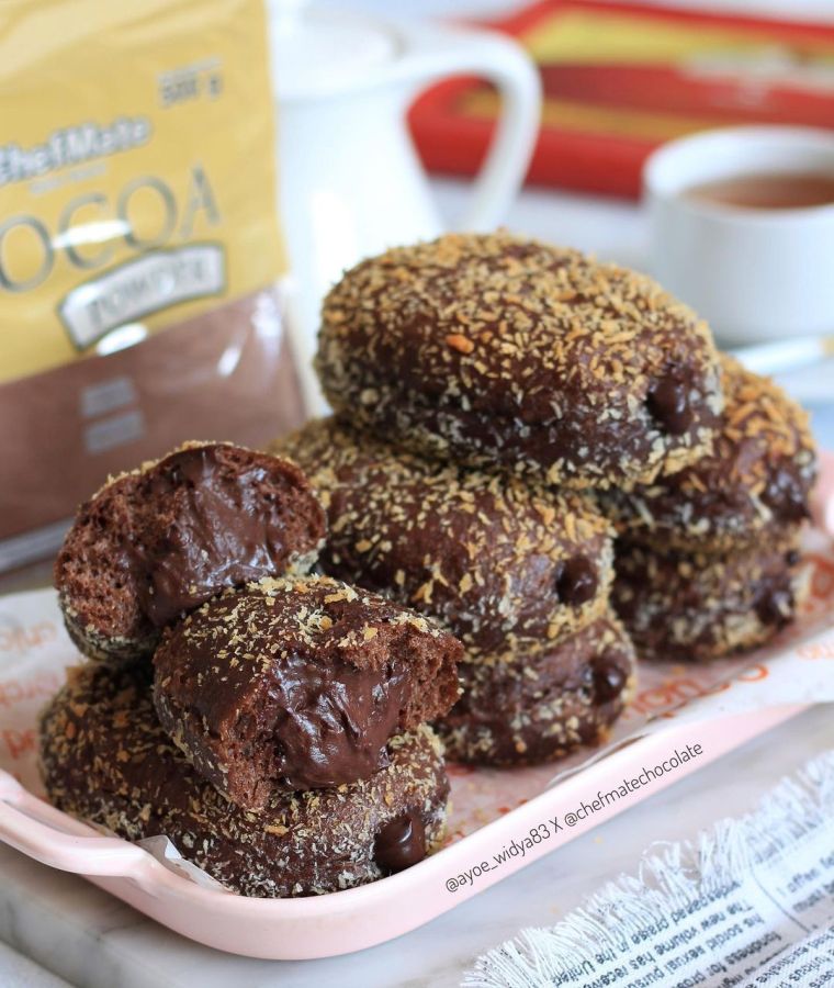 double-choco-crispy-donut