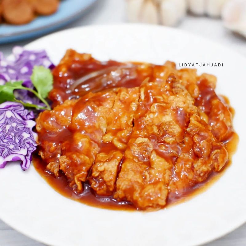 ayam-crispy-saus-inggris