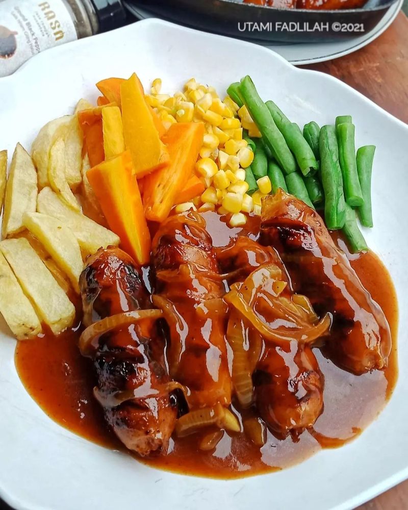 sosis-saus-lada-hitam