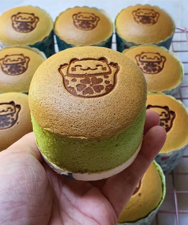 pandan-chiffon-cup