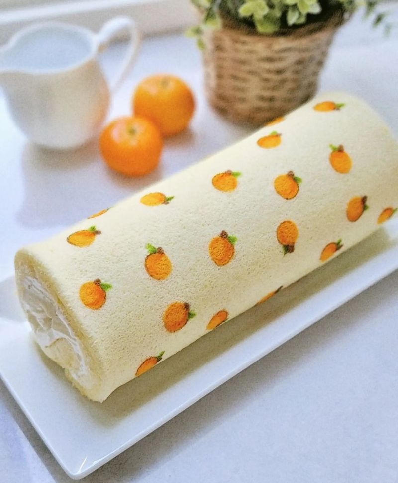 tangerine-swiss-roll-cake