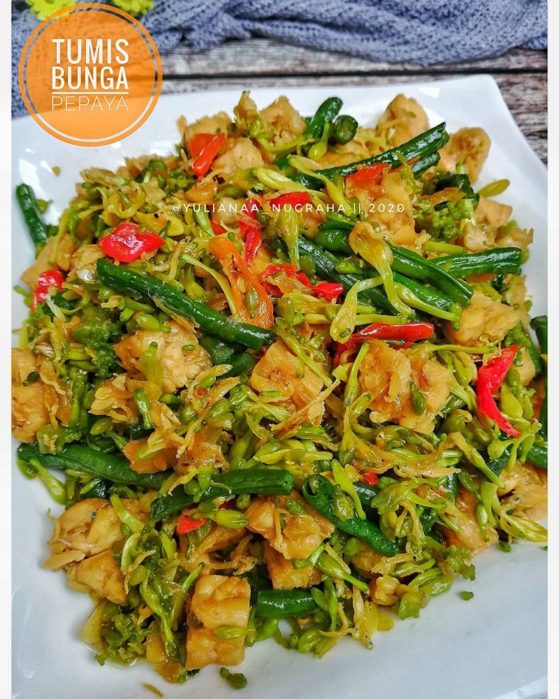 tumis-bunga-pepaya