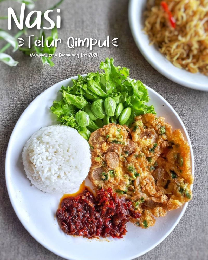 nasi-telur-qimpul