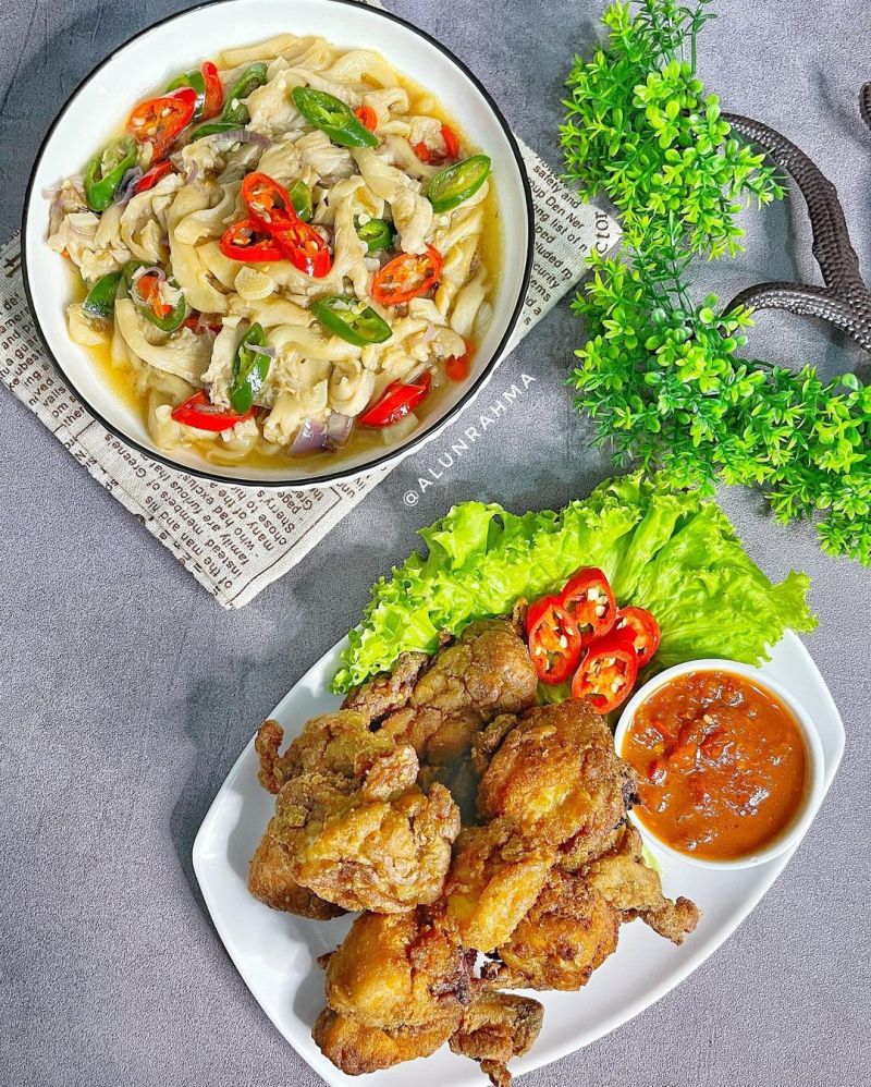 ayan-goreng-dan-tumis-jamur
