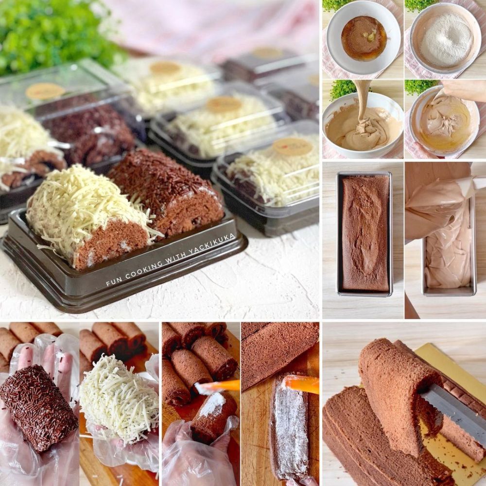 steamed-brownies-mini-roll-cake